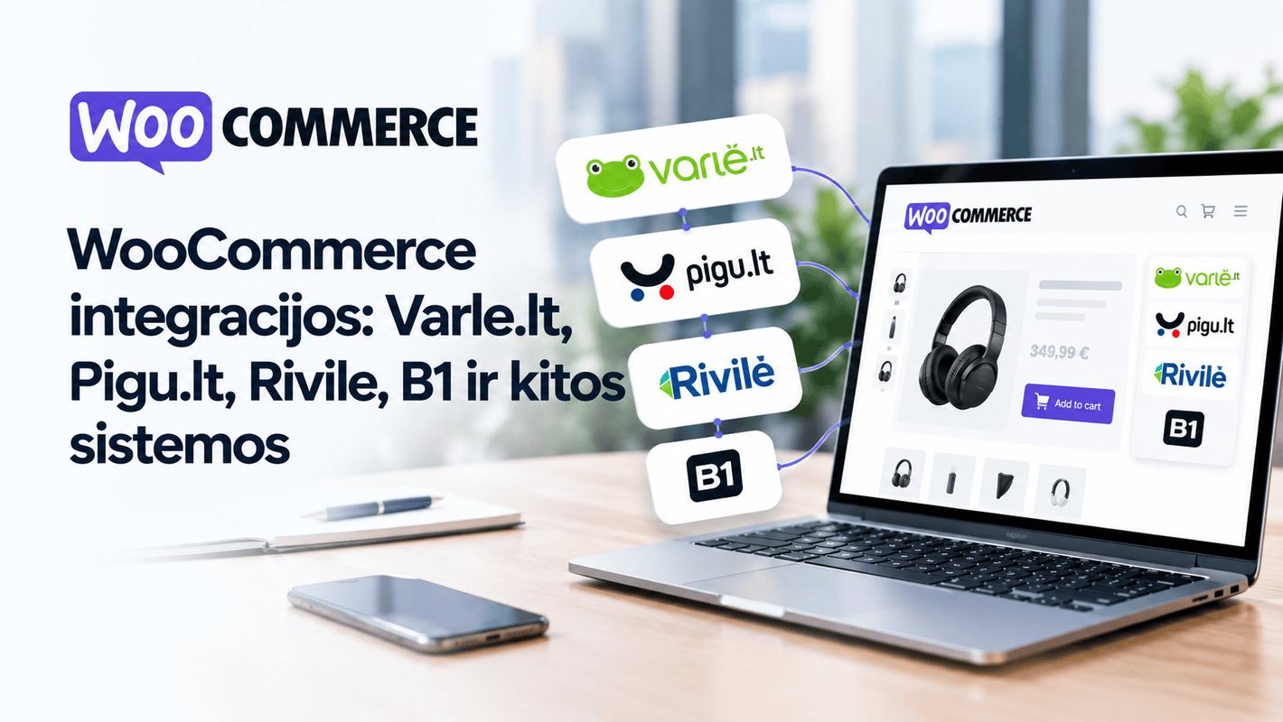 WooCommerce API integracijos Lietuvos rinkai